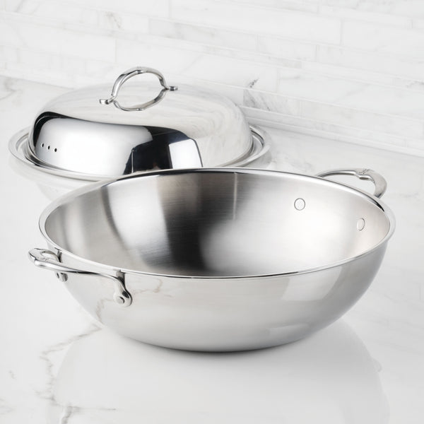 Hestan  Probond Luxe 7.5 Qt 14" Covered Wok (36Cm)