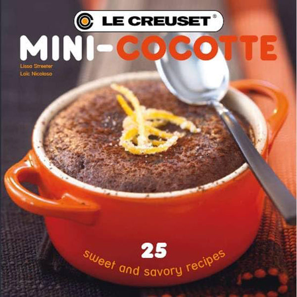 Le Creuset 4- Piece 8 oz. Cocottes w/ Mini-Cocotte Cookbook - White