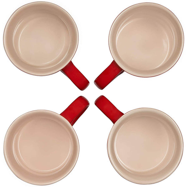 Le Creuset 14 oz. Set of 4 Mugs - Cerise