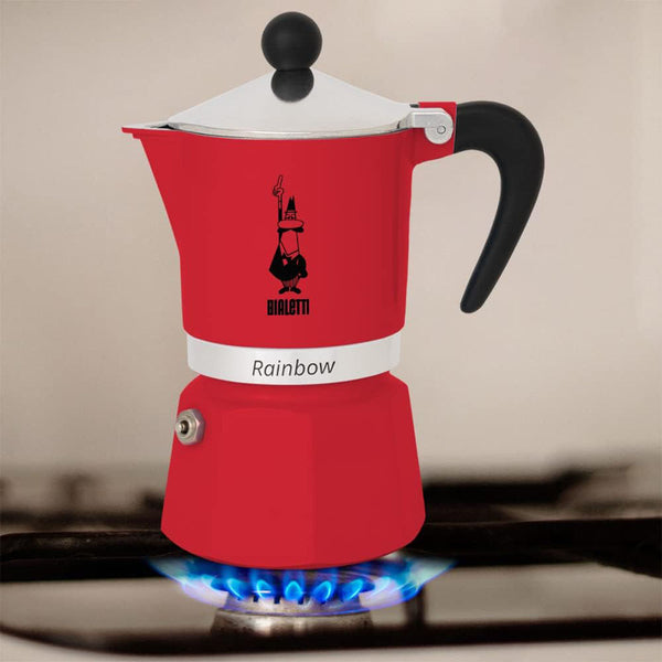 BIALETTI RAINBOW 3 CUPS RED