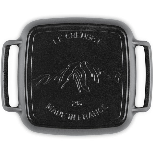Le Creuset Alpine Collection 10.25" Square Grill - Matte Black