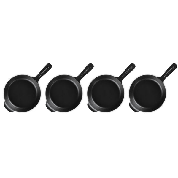 Le Creuset Gourmand Collection 0.3 QT Mini Skillet, Set of 4