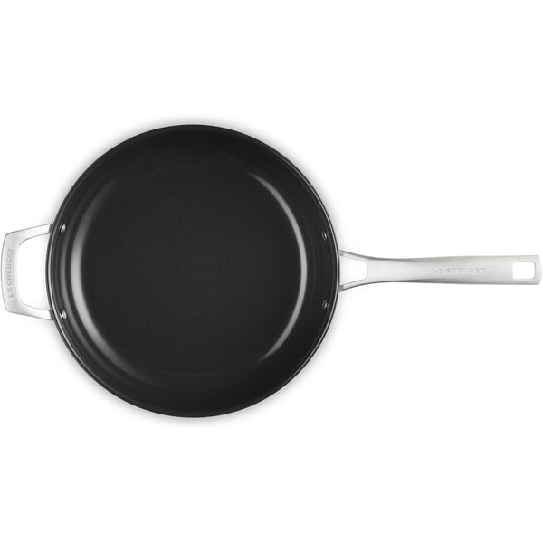 Le Creuset 11"  Essential Stainless Steel Non-Stick Shallow Round Frying Pan
