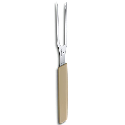 Victorinox Carving, Swiss Modern, 6" Carving Fork, Almond-Beige