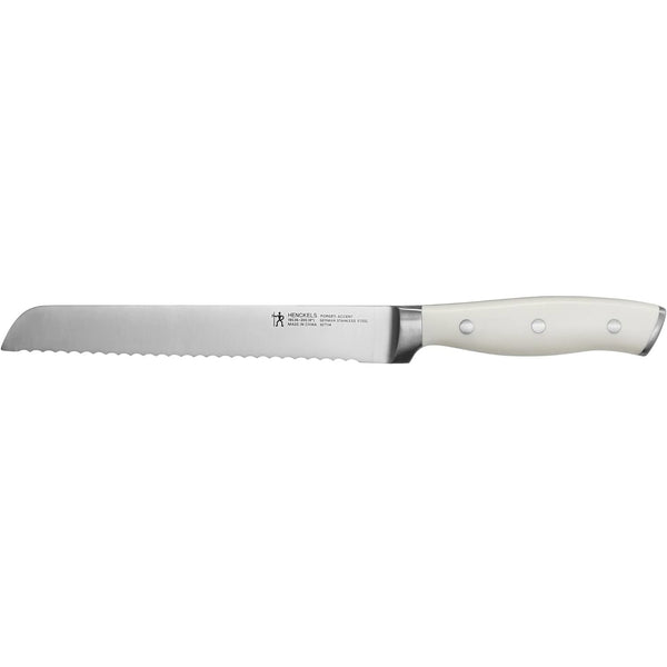 Henckels Forged Accent 8" Bread Knife - White Handle
