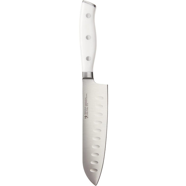 Henckels Forged Accent 5" Santoku Hollow Edge Santoku Knife - White Handle
