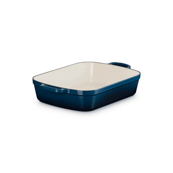 LE CREUSET 5.25 QT. (9.8" X
13") SIGNATURE RECTANGULAR ROASTER  - NUIT
