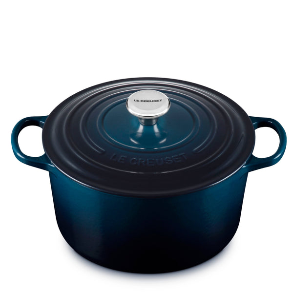 LE CREUSET 6.5 QT SIGNATURE DEEP ROUND OVEN  - NUIT