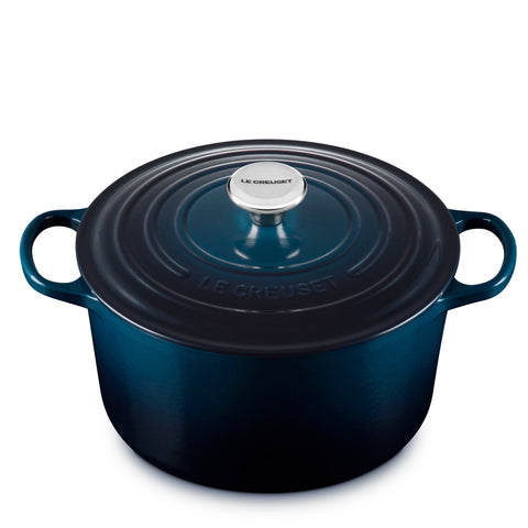 LE CREUSET 6.5 QT SIGNATURE DEEP ROUND OVEN  - NUIT