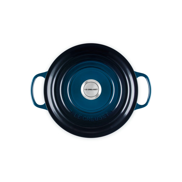 LE CREUSET 6.5 QT SIGNATURE DEEP ROUND OVEN  - NUIT