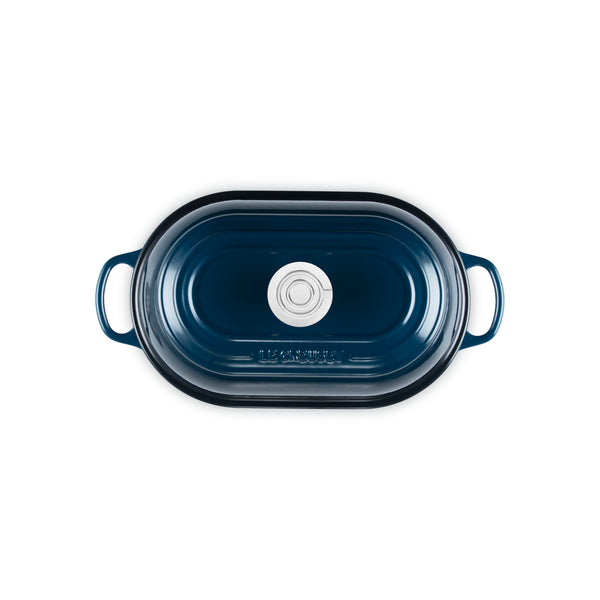 LE CREUSET SIGNATURE OVAL BREAD OVEN 11.5 IN  CRUCIBLE SS - NUIT