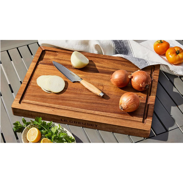 Le Creuset Alpine Collection 20" x 14" x 2" Butcher Block Acacia Wood