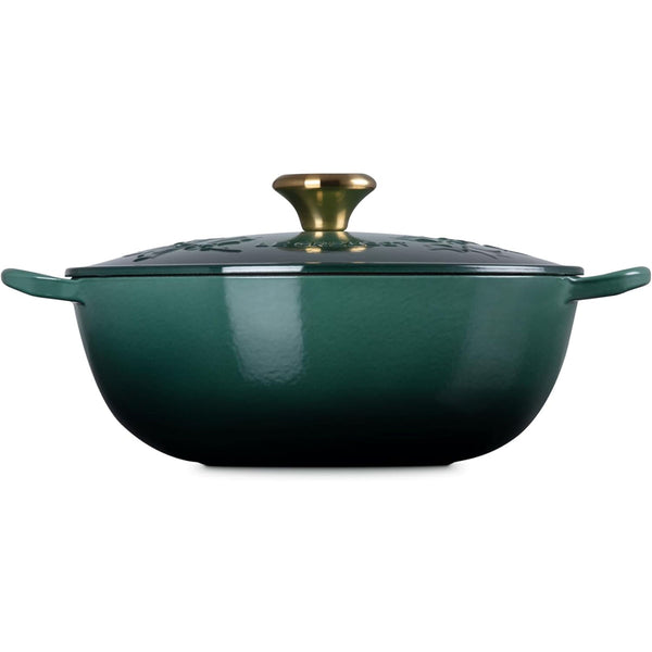 Le Creuset 4.5 qt. Traditional Round Soup Pot Holly 4.5 qt. Artichaut Sig Gold