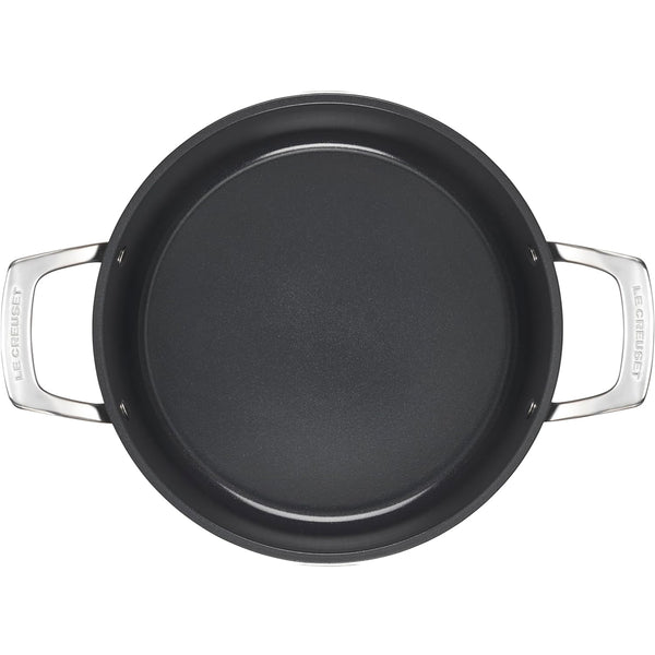 Le Creuset Essential Non-Stick Ceramic Stockpot Glass Lid 6.3 Qt