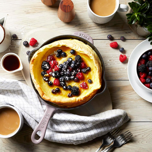 Staub Cast Iron 8.5-Inch Traditional Deep Skillet - Lilac