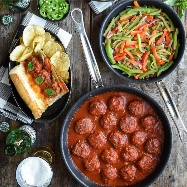 Hestan ProBond Set of Two TITUM NS Skillets: 8.5" Open Skillet & 11" Open Skillet