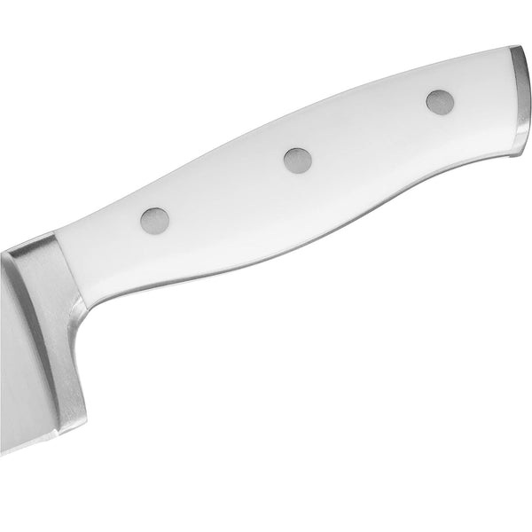 Henckels Forged Accent 7" Hollow Edge Santoku Knife - White Handle