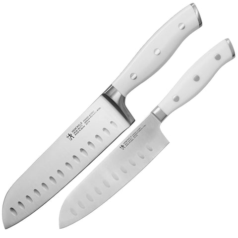 Henckels Forged Accent 2Pc Asian Knife Set- White Handle