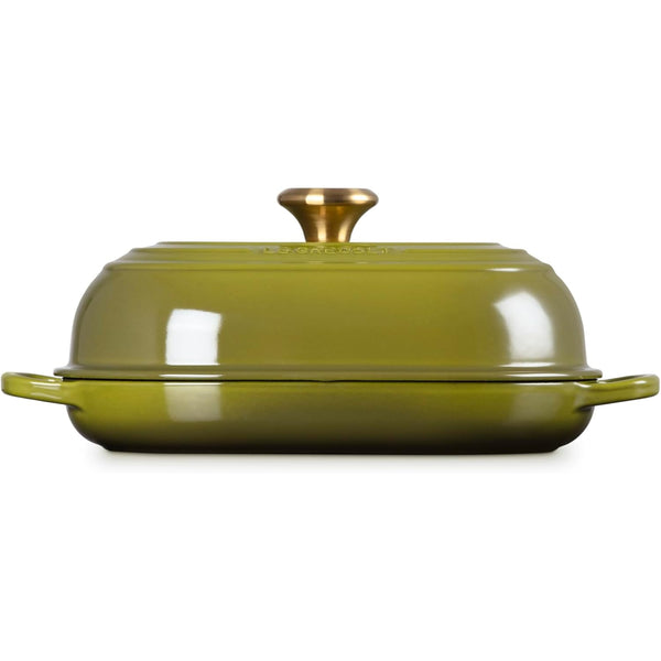 Le Creuset 1.5 qt. Signature Oval Bread Oven, Olive