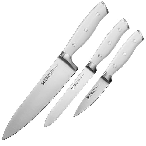 Henckels Forged Accent 3Pc Starter Set- White Handle
