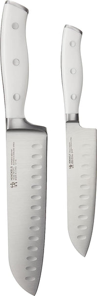 Henckels Forged Accent 2Pc Asian Knife Set- White Handle