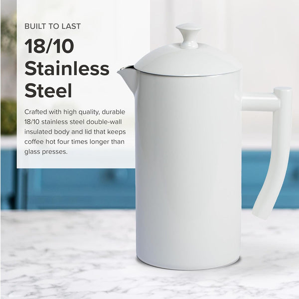 Frieling French Press, Snow White, 34 fl. oz.
