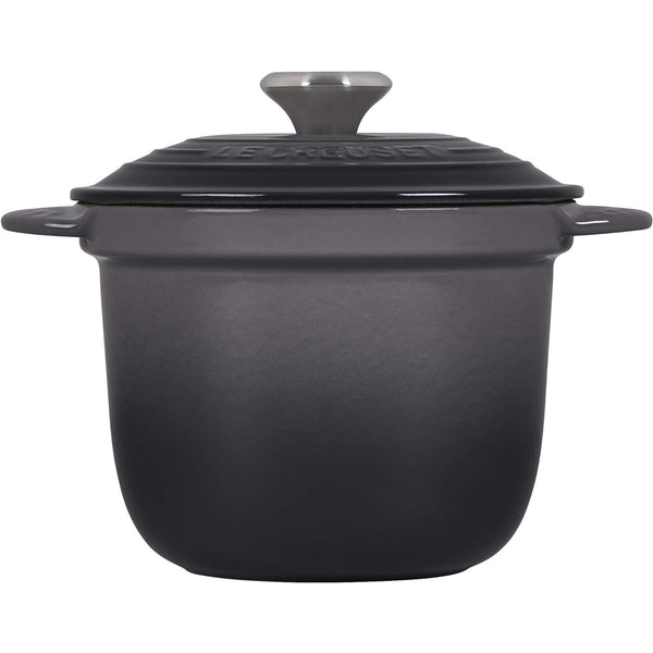 Le Creuset 2.25 qt. Rice Pot with SS Knob & Stoneware Insert - Oyster