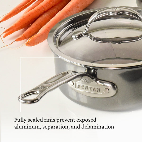 Hestan Nanobond 3-Quart Covered Saucepan