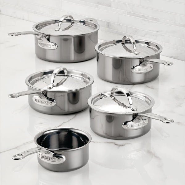 Hestan Nanobond 4-Quart Covered Saucepan With Helper Handle