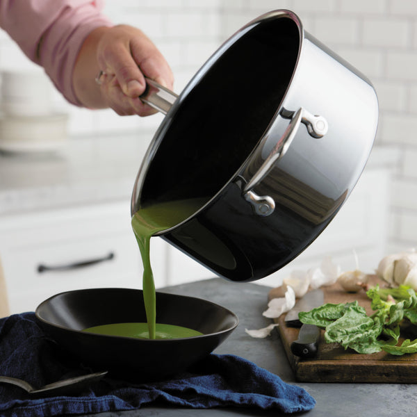 Hestan Nanobond 4-Quart Covered Saucepan With Helper Handle
