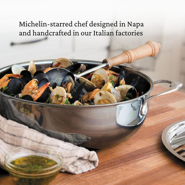 Hestan Nanobond 5-Quart Covered Essential Pan With Helper Handle