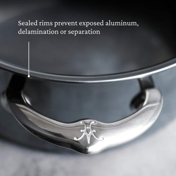 Hestan Nanobond 5-Quart Covered Essential Pan With Helper Handle