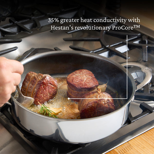 Hestan Nanobond Covered 3.5-Quart Saute W/ Helper Handle