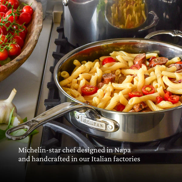 Hestan Nanobond Covered 3.5-Quart Saute W/ Helper Handle