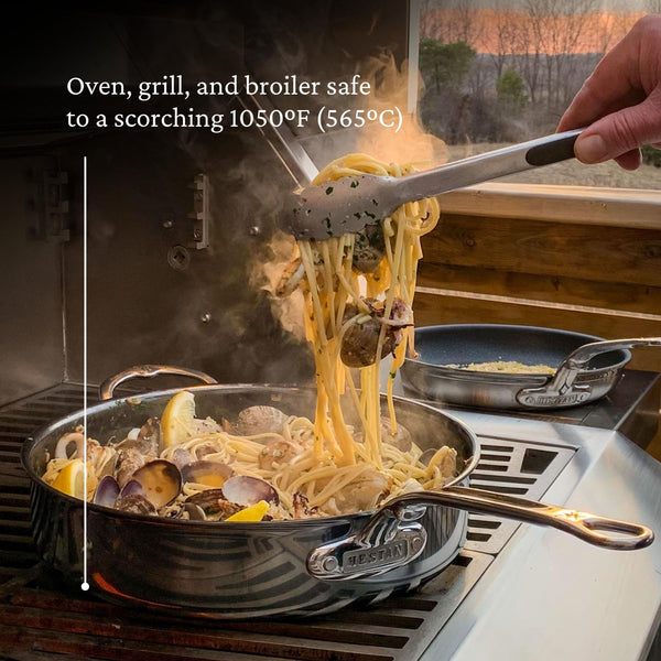 Hestan Nanobond Covered 3.5-Quart Saute W/ Helper Handle