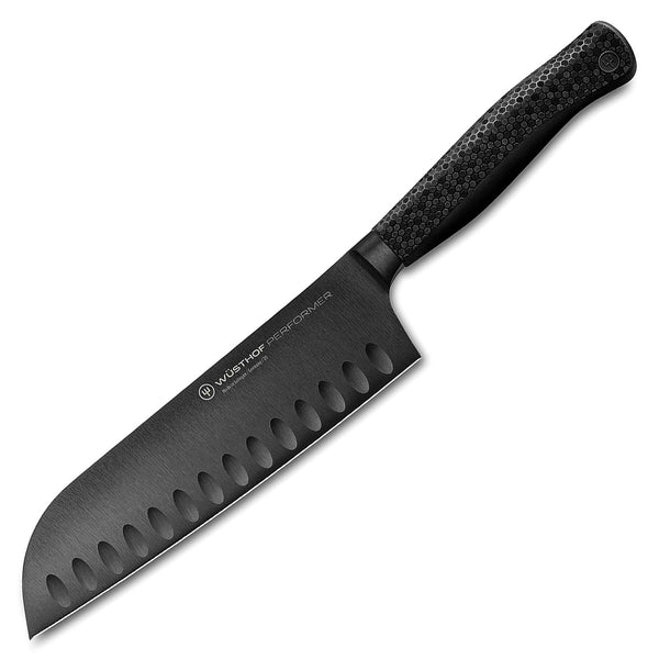 Wusthof Performer 7" Santoku, Hollow Edge