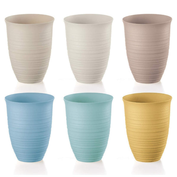 Guzzinchesi SET OF 6 TALL TUMBLERS TIERRA - Assorted