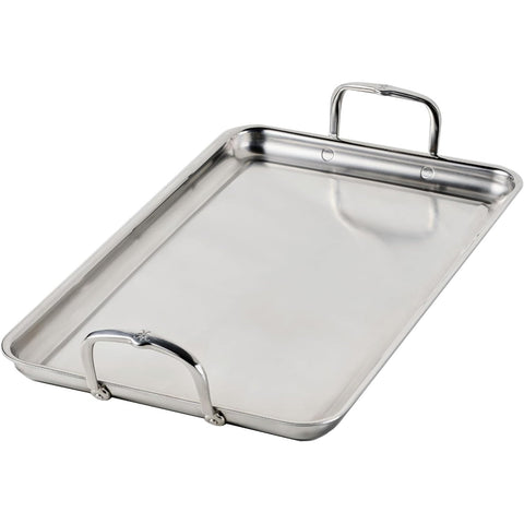 Hestan Provisions Cook Double Burner Griddle W/Flared Rim