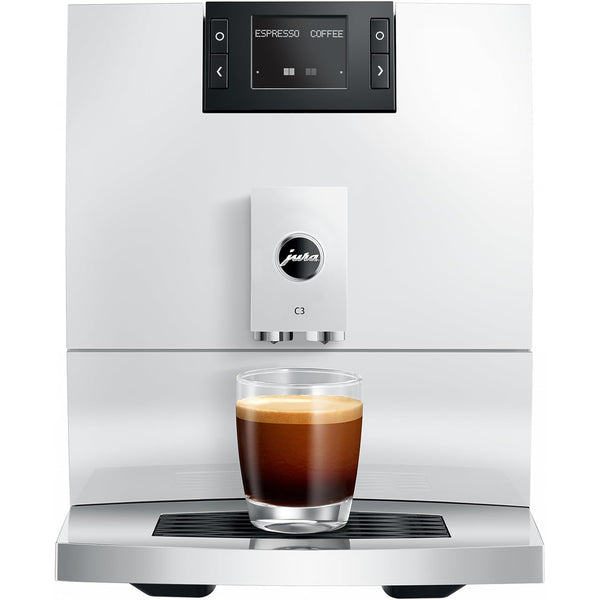 Jura C3 Coffee Machine - Piano White
