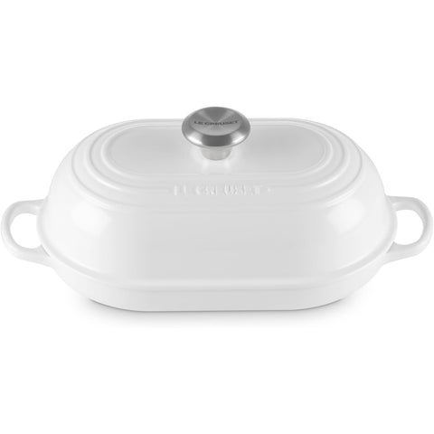 Le Creuset 1.5 qt. Signature Oval Bread Oven, White