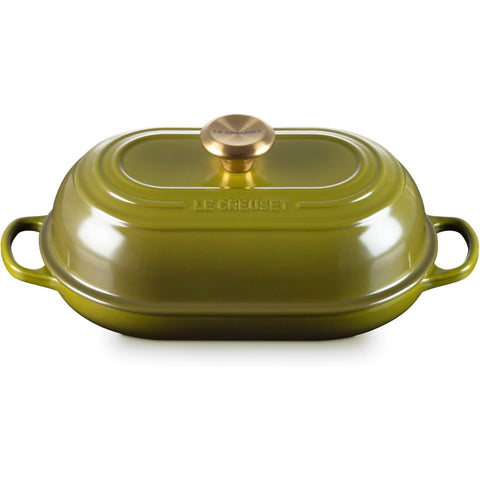Le Creuset 1.5 qt. Signature Oval Bread Oven, Olive