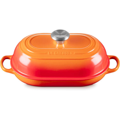 Le Creuset 1.5 qt. Signature Oval Bread Oven, Flame