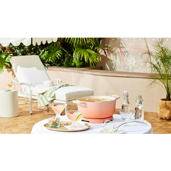 Le Creuset 7.25 qt. Signature Round Dutch Oven - Peche