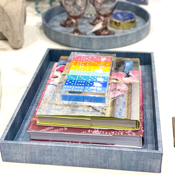 Bodrum Luster Birch  13x18 Inch Rectangle Tray