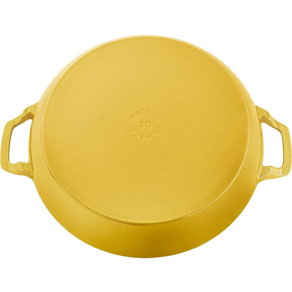 Staub 3.5-Qt Braiser With Glass Lid - Citron