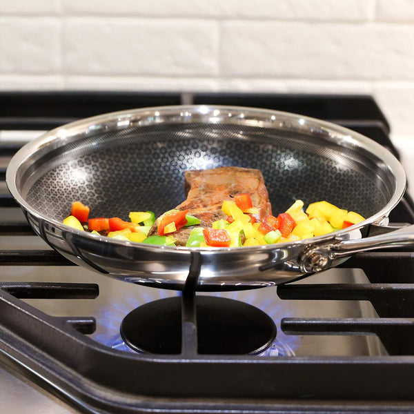 Frieling Black Cube Quick Release - 7 Piece Set (9.5" Fry Pan, 2.5 qt. Sauce Pan w/lid,  3 qt Sauté Pan w/lid, 7.5 qt. Stockpot w/lid)