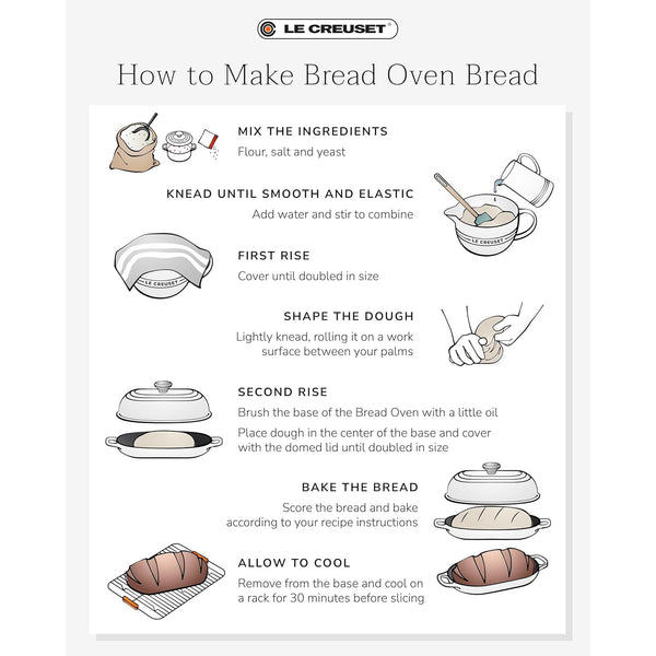 Le Creuset 1.5 qt. Signature Oval Bread Oven, Marseille