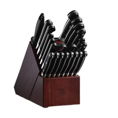 Zwilling Pro 22Pc Knife Block Set W/ 8 Forged Steak Knives