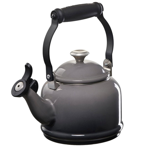 Le Creuset 1.25 qt. Demi Kettle - Oyster w/ SS Knob