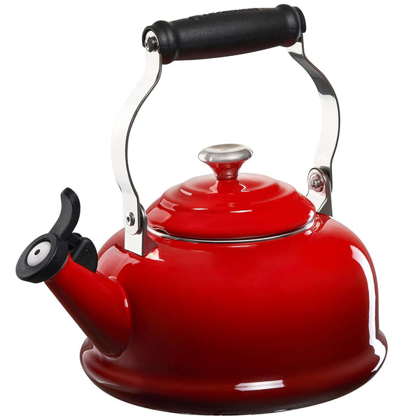 Le Creuset 1.7 qt. Whistling Kettle - Cerise w/ SS Knob